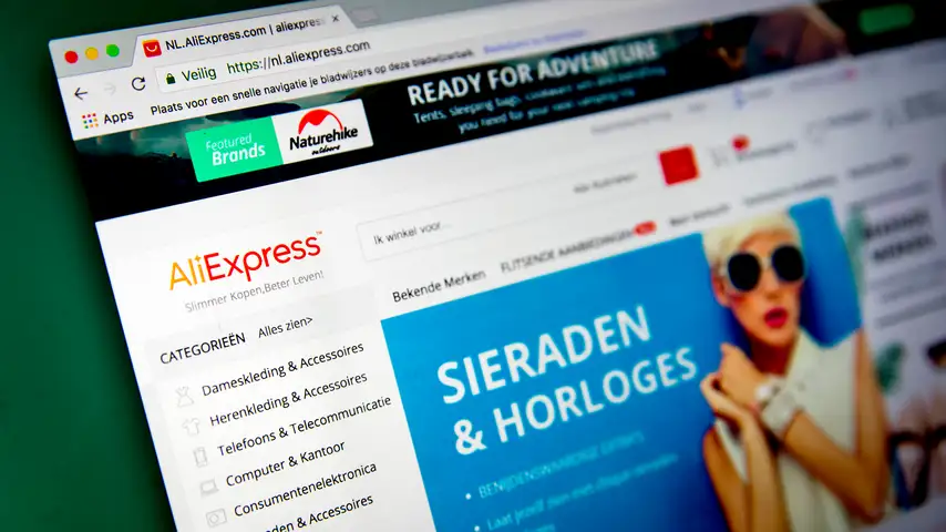 Online shoppen bij AliExpress